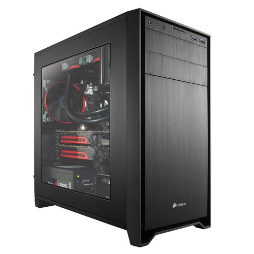 Corsair Obsidian Series 350D Performance Micro ATX Computer Case with Windowed Side Panel - Black