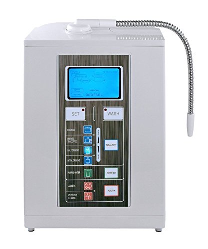 Aqua Ionizer Deluxe 7.0 | Water Ionizer | Alkaline Water Filtration System | Produces pH 4.5-11.0 | Up to -800mV ORP | 4000 Liters Per Filter | 7 Water Settings