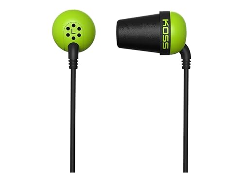 Koss The Plug The Plug In-Ear Headphones, Green