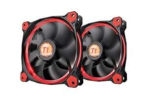 Thermaltake RIING 120mm RED LED Ultra Quiet Computer Case Fan