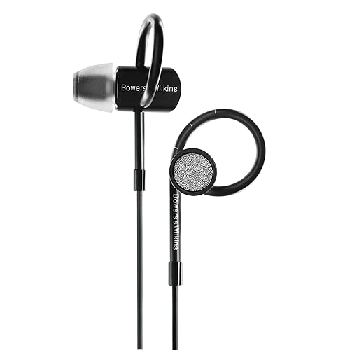 Bowers & Wilkins C5 Series 2 In-Ear Headphones, Secure Fit, Black