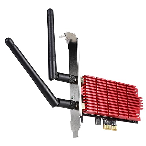Rosewill WiFi Adapter / Wireless Adapter / PCI-E Network Card , 802.11AC Dual Band AC1300 PCI Express Network Adapter